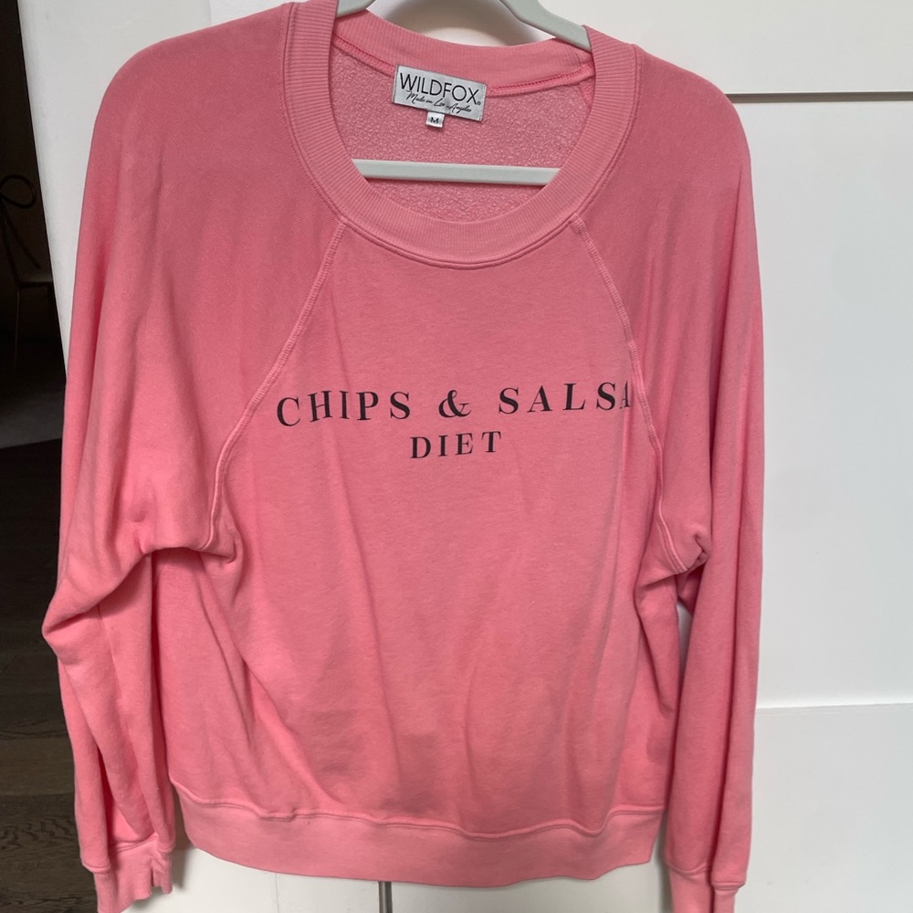 WILDFOX chips & salsa diet sweatshirt